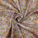 Semi Raw Silk with Digital Print – Lavender - Image 5