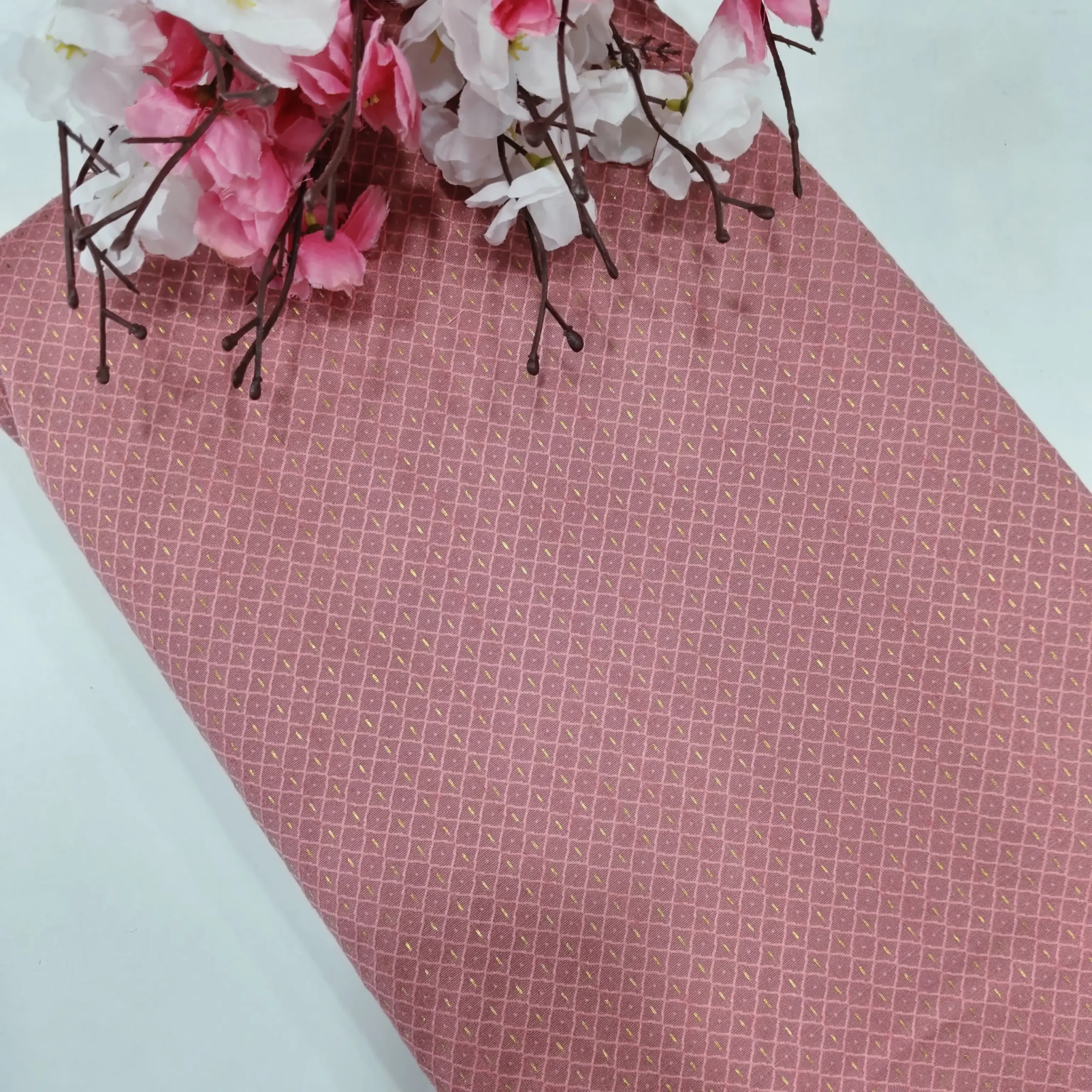 Silk - Dusky Pink 1 Silk Fabric - Dusky Pink - Image 1