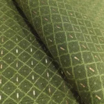 Silk Fabric - Olive Green - Image 3